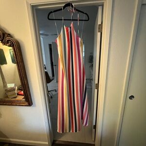 Vici Carnival Stripe Backless Maxi